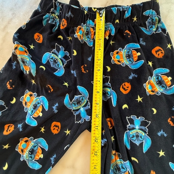 Disney Black and Orange Halloween Stitch Pajama Pants - Picture 6 of 6